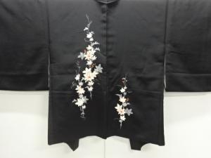 草葉模様刺繍絵羽織